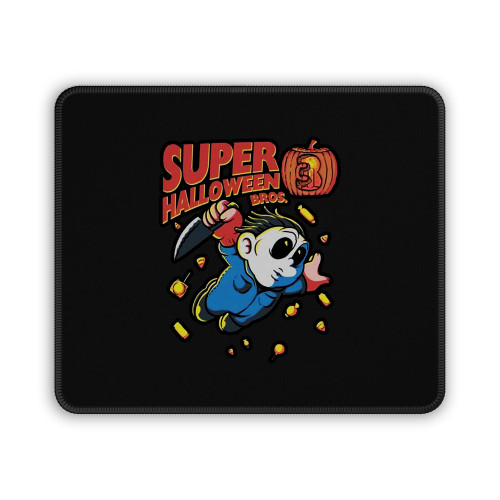 Super Halloween Bros Jason Mouse Pad