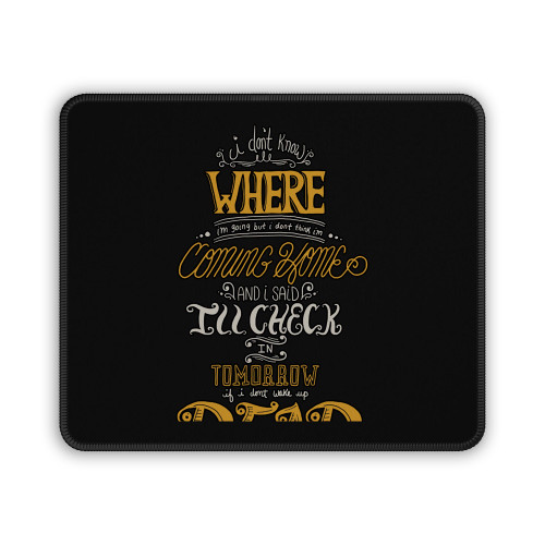 Fall Out Boy I Do Not Know Mouse Pad