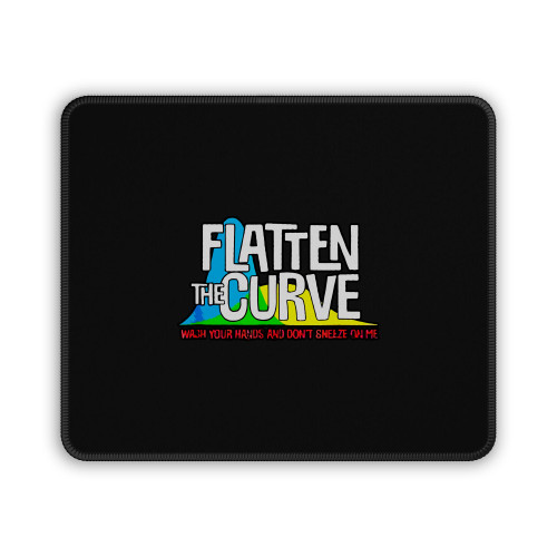 Flatten The Curve Public Health Virus Mouse Pad