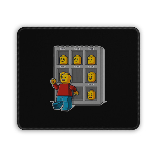 Friday Face The Lego Movie 2 The Second Part Mouse Pad