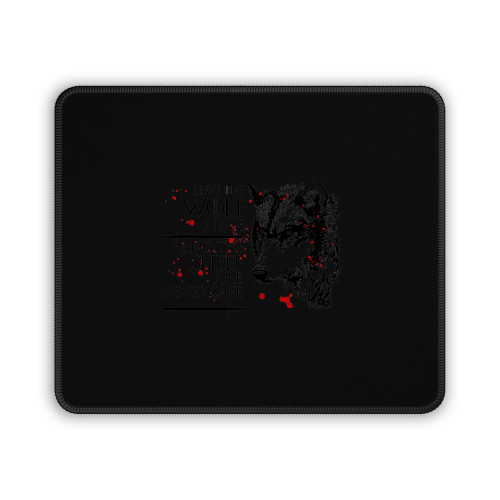 Game Of Thrones Wolf Alive Mouse Pad