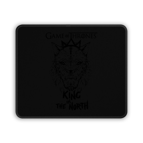 Game Of Thrones Wolf King In The North Mouse Pad