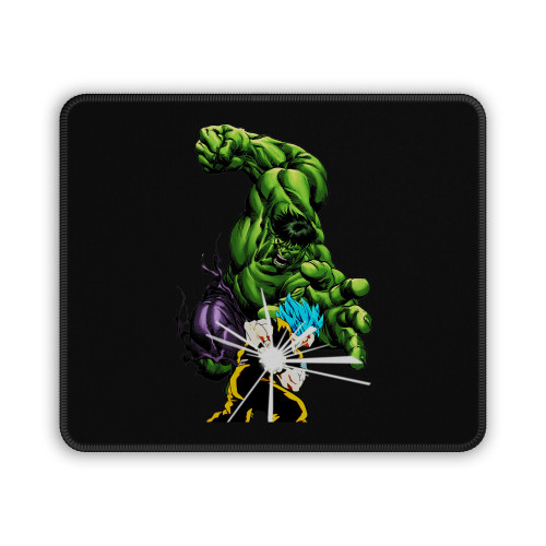 Goku Super Saiyan Blue Vs Hulk The Beast Mouse Pad