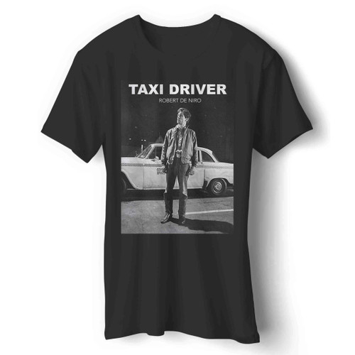 Taxi Driver Black And White Man's T-Shirt