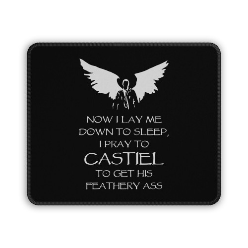 Supernatural Prayer To Castiel Mouse Pad