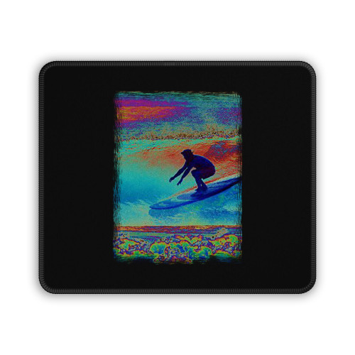Surfer Art Brush Mouse Pad