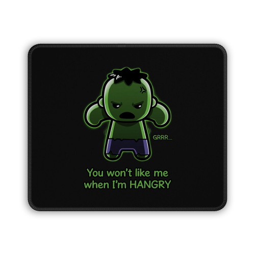 The Hangry Hulk Mouse Pad