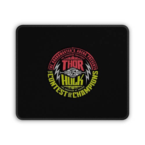 Thor Vs Hulk Logo Poster Mouse Pad