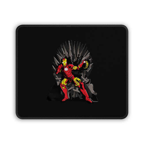 Tony Stark On The Iron Throne Game Of Thrones X Avengers Combo Mouse Pad