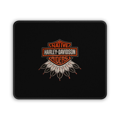 Harley Davidson Native American Ridees Like The Wind Mouse Pad