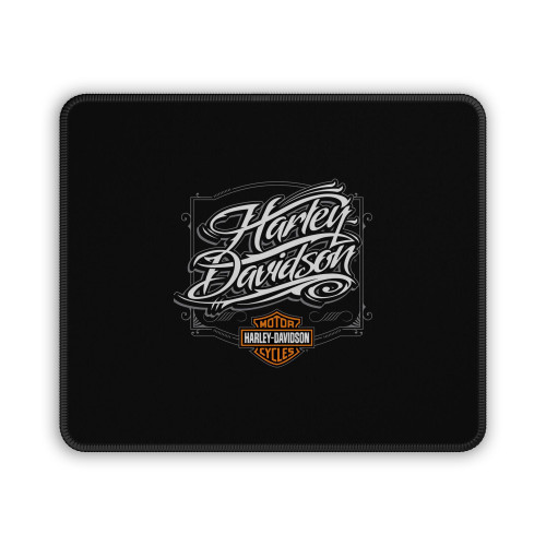 Harley Davidson Script Logo Harley Davidson Script Font Mouse Pad