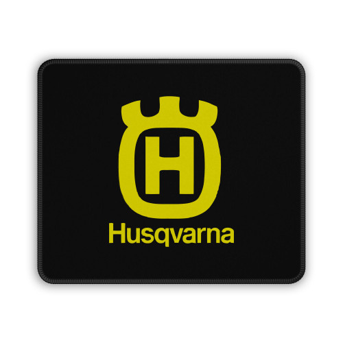 Husqvarna Biker Motorcycle Rider Logo Mouse Pad