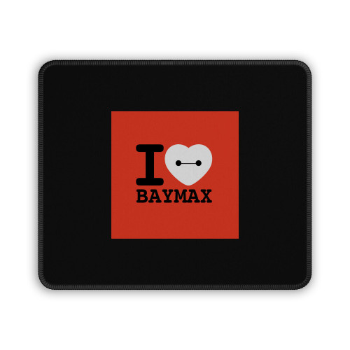 I Love Baymax Pillow Mouse Pad