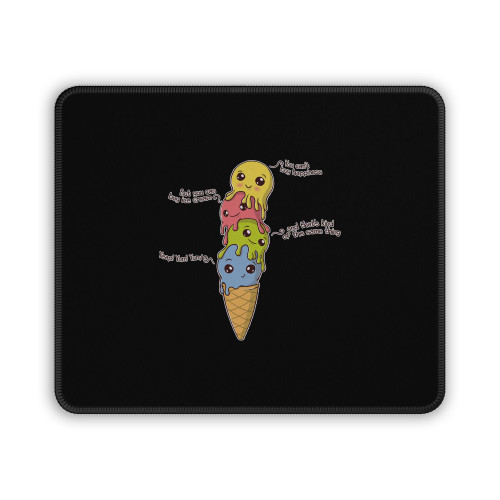 Ice Cream Happiness Mouse Pad
