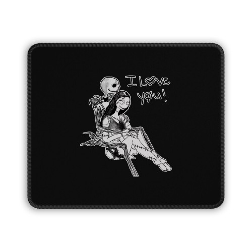 Jack And Sally I Love You Mouse Pad