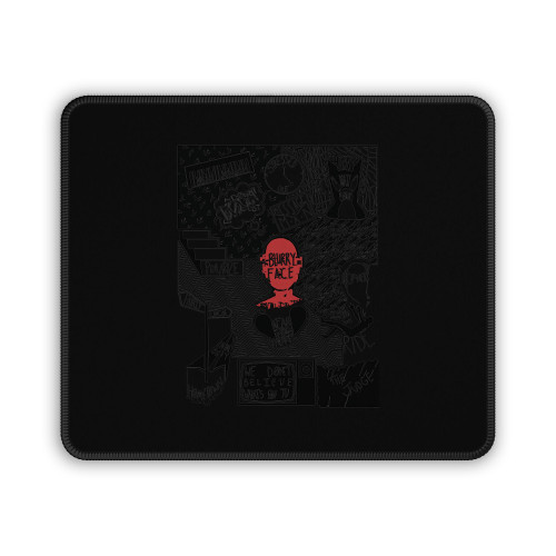 Twenty One Pilots Blurry Face Cover Mouse Pad