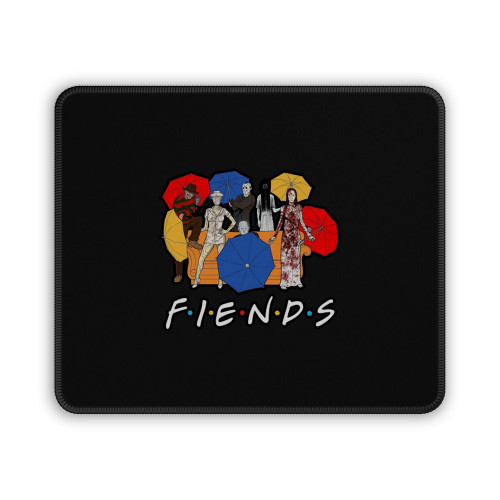 Umberella Horror Friends Halloween Mouse Pad