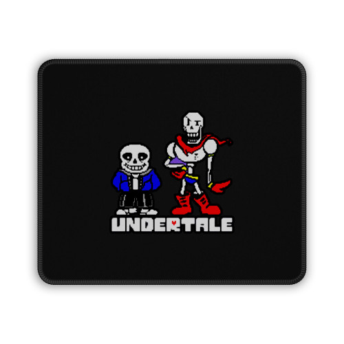 Undertale Sans And Papyrus Skeleton Brother Game Character Mouse Pad