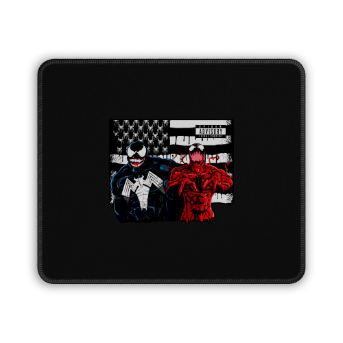 Venom And Spiderman Symbiote Mouse Pad