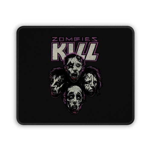 Zombies Kill The Band Mouse Pad