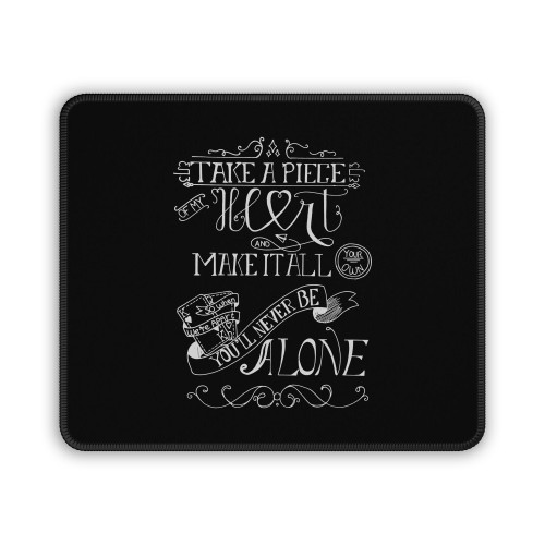 Shawn Mendes Quote Take A Piece Of My Heart Mouse Pad
