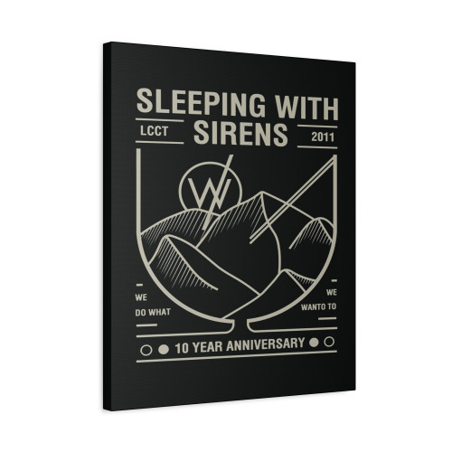 10 Years Anniversary Sleeping With Sirens Canvas Print Poster
