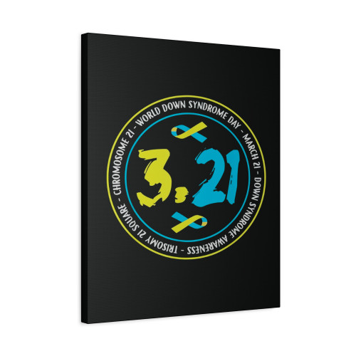 321 World Down Syndrome Awareness Canvas Print Poster