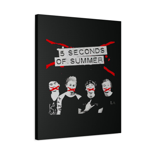 5 Seconds Of Summer Band Canvas Print Poster