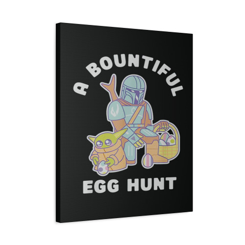 A Bountiful Egg Hunt Easter Canvas Print Poster