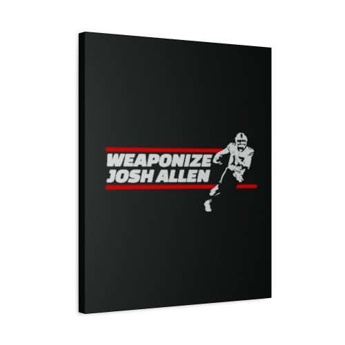 Aaron Quinn Weaponize Josh Allen Canvas Print Poster