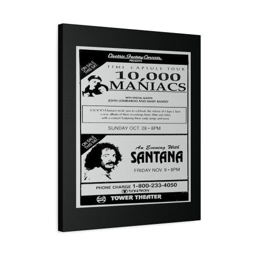 10000 Maniacs Concert Photos Canvas Print Poster