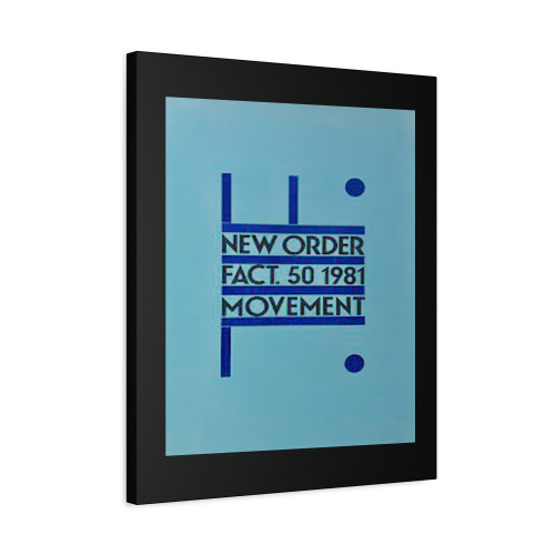 1981 Factory Records Uk 'movement' Promotional Canvas Print Poster