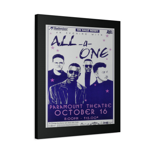 1994 All 4 One Original Concert Canvas Print Poster
