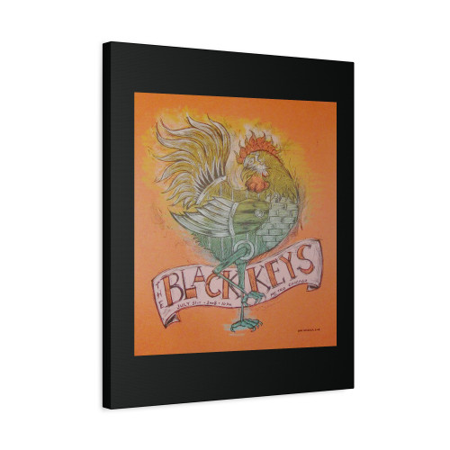 2008 The Black Keys Chicago Ii Concert Poster Canvas Print Poster 2008 The Black Keys Chicago Ii Concert Poster Canvas Print Poster