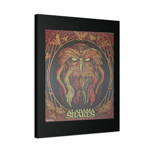 2016 Alabama Shakes Taos Silkscreen Concert Canvas Print Poster