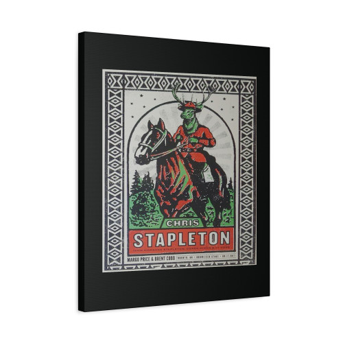 2017 Chris Stapleton Toronto Silkscreen Concert Poster Canvas Print Poster