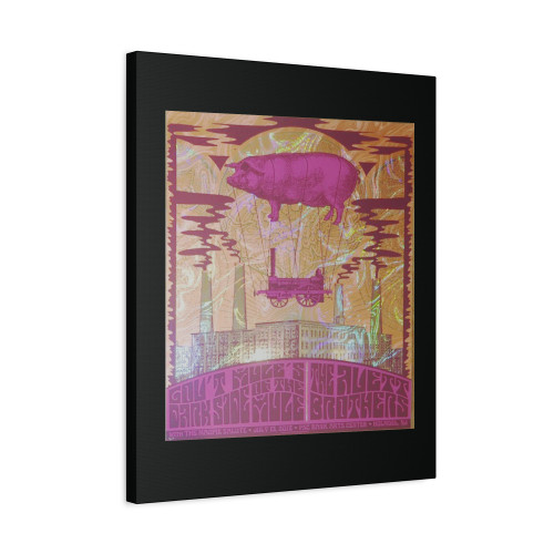 2018 The Avett Brothers & Gov't Mule Holmdel Foil Variant Concert Poster Canvas Print Poster