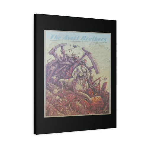 2018 The Avett Brothers Duluth Foil Variant Concert Poster Canvas Print Poster