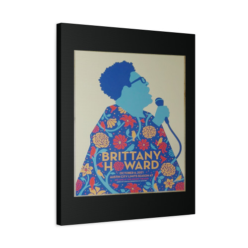 2021 Brittany Howard Austin Silkscreen Concert Canvas Print Poster