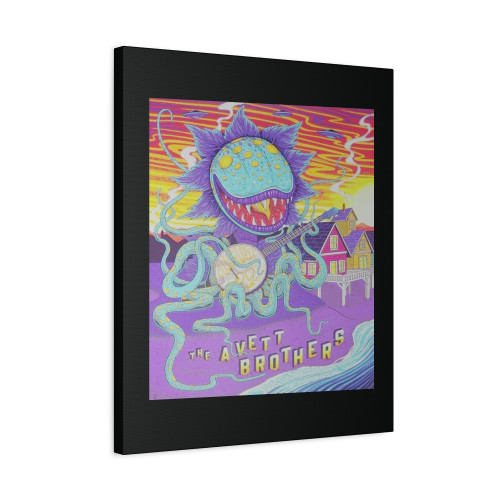 2021 The Avett Brothers Wilmington I Silkscreen Concert Poster Canvas Print Poster