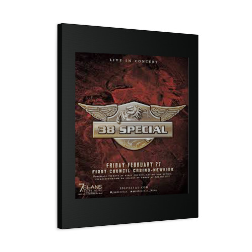 38 Special 2015 Oklahoma Concert Tour Canvas Print Poster