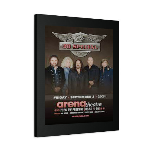 38 Special 2021 Tour Houston Concert Canvas Print Poster