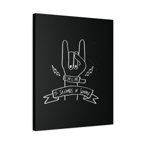 5 Seconds Of Summer 5Sos Rock Hands Canvas Print Poster
