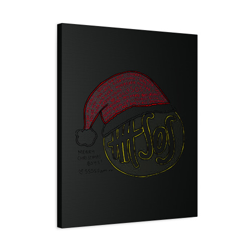 5 Seconds Of Summer Merry Christmas Boys 5 Sos Fam Canvas Print Poster