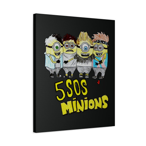 5 Seconds Of Summer Minions Canvas Print Poster