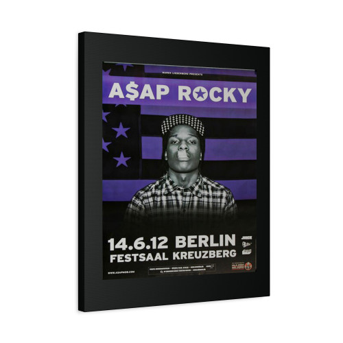 A$Ap Rocky At Long Last Berlin 2012 Canvas Print Poster