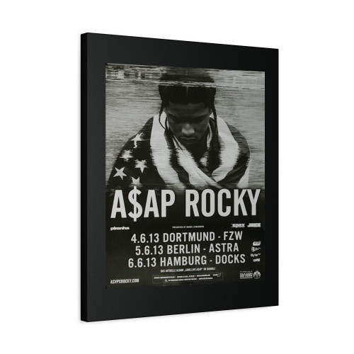 A$Ap Rocky Long Life A$Ap Tour 2013 Canvas Print Poster