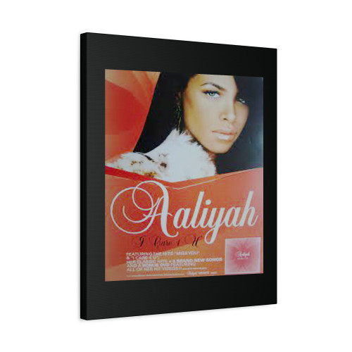 Aaliyah I Care 4 U U.S. Canvas Print Poster