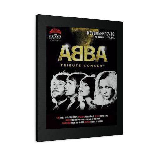 Abba In Shanghai Canvas Print Poster