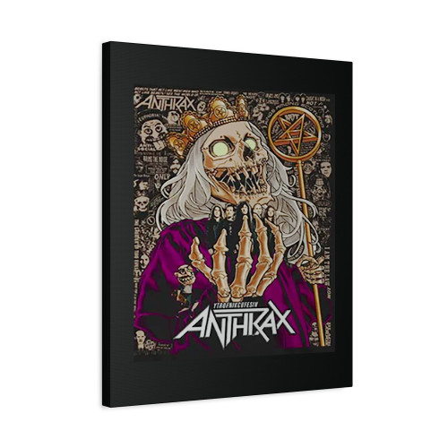 Anthrax Glow In The Dark 40Th King Canvas Print Poster Anthrax Glow In The Dark 40Th King Canvas Print Poster